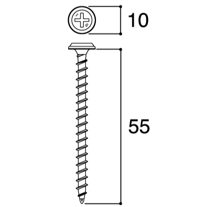 ルーフ用ビス４×５５