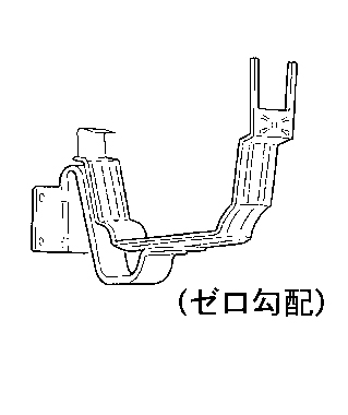 ステンレス金具正面打(受)【固定式】